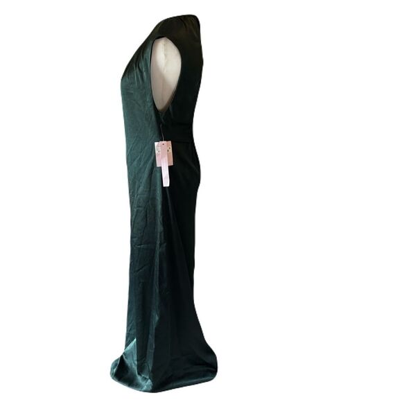 NWT Avec Les Filles Dark Green Maxi Dress | Size 2 - Picture 4 of 8